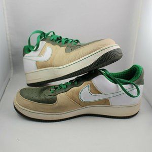 Nike Air Force 1 07 Premium (Mr. Baltimore) White/Green(315180-211) Sz. 13 USED